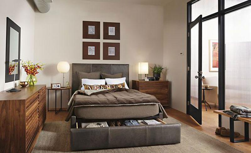 Condo Decorating Tips - Built-in Bed Storage- King Blue Condo Toronto 
